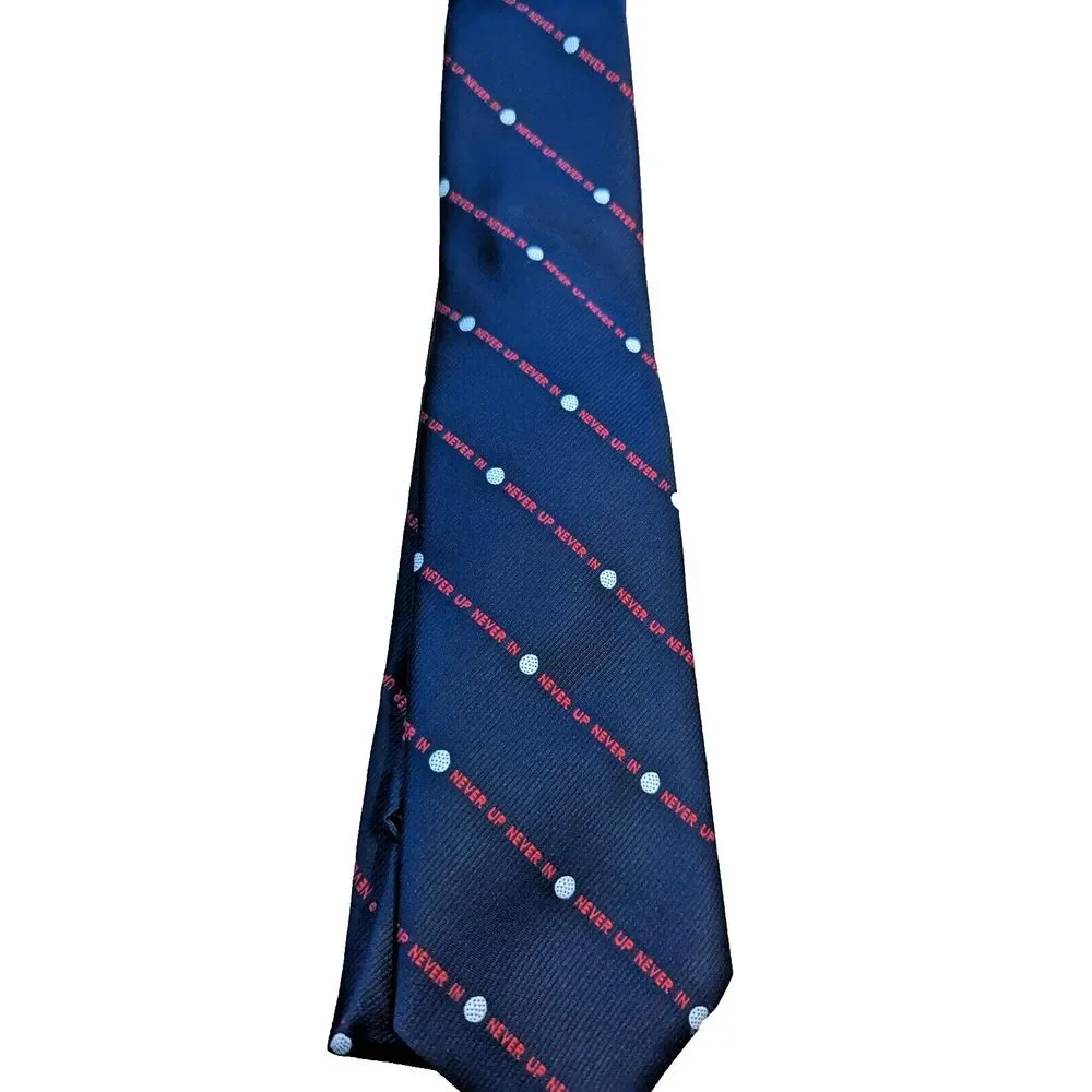 Alynn Neckwear Men's 100% Silk Neck‎ Tie Multi Color Golf Collection Sports VTG